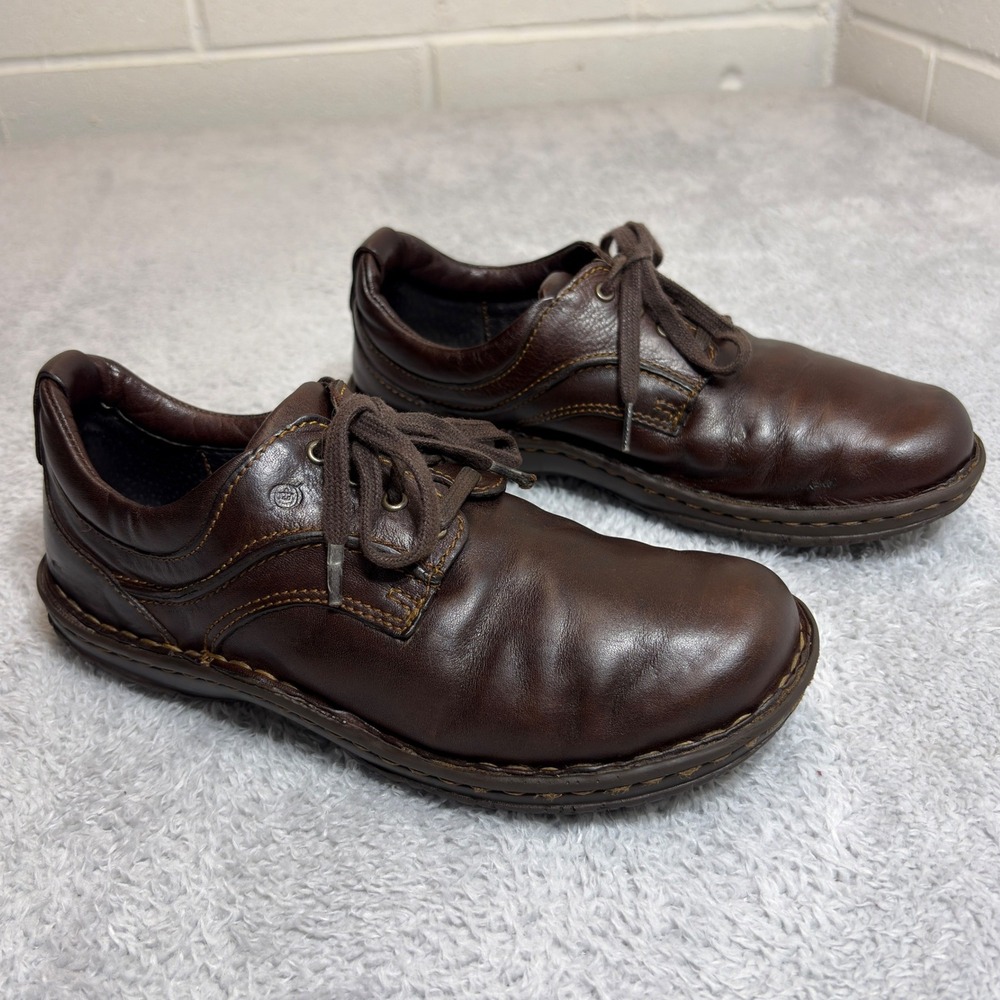 Born Oxford Shoes Women's 8M Brown Leather Lace Up Comfort Casual Shoes W81595